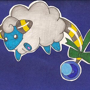 Marupi the Mareep by AdmiralHowl