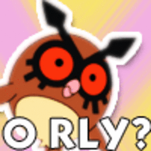 i photoshopped the o rly and background in.