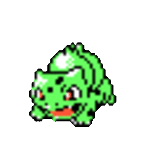 Bulbasaur Crystal Sprite