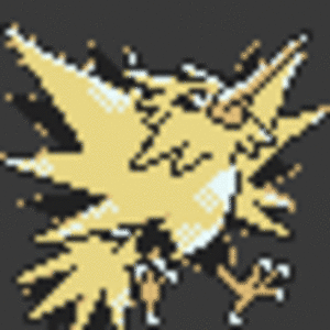 Zapdos Crystal Sprite