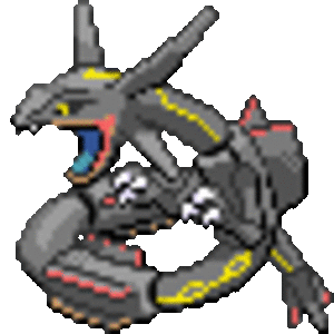 Black...Animating Rayquaza...