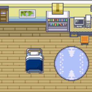 The main charecter's house in Blizzard White