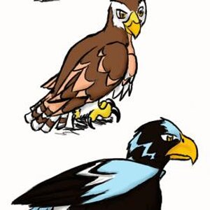 This was a request for an eagle-fakemon. Currently unnamed.