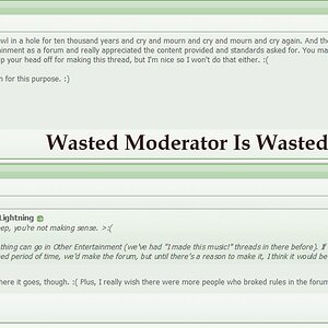Wasted Moderator Is Wasted
