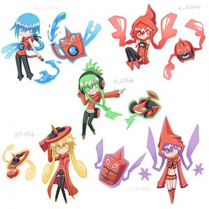 Rotom Forms Gijinkas