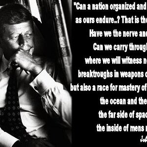 One of my favorite Presidents Jack F. Kennedy.