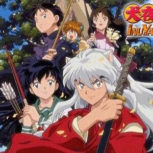 InuYasha, Kagome, Miroku, Sango, Shippo, and Kirara.