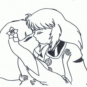 Innocent Kiss Lineart