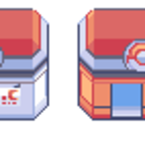 custom pkmn center, not really custom. More like extremely edited pokemon center.