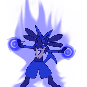 A Pic of Lucario I drew.
I have the original on paper, and then I uploaded to my PC, then touched it up in Photoshop.
You liek?