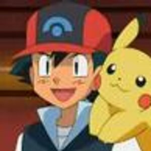 Here are Ash and Pikachu