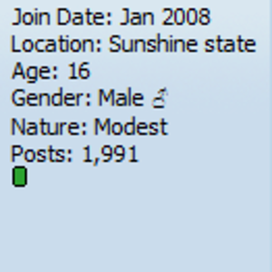 Noticed my post count reached my birth year. :O