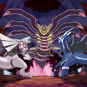 dialga palkia giratina artwork