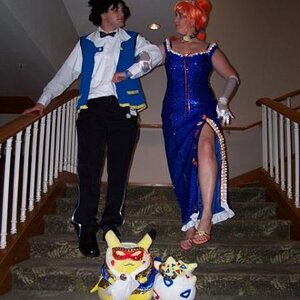 Formal Ash and Misty going to the Poke'Ball