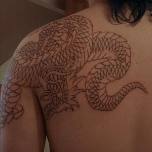 Outline, rear.