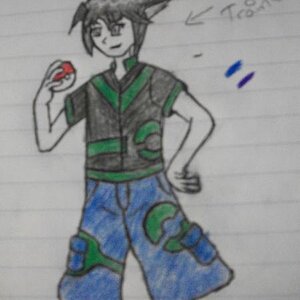 Male Hero Drawing (Zack).. Kinda Messed-up On his Left arm though