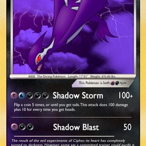 Shadow Lugia Card for my Pokemon XD: Gale of Darkness set im working on. 080/306