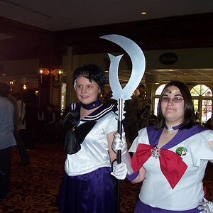 It's me and another Sailor Saturn.  LOLZ