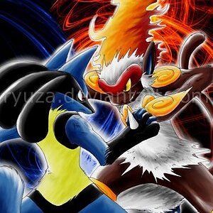 Lucario VS Infernape