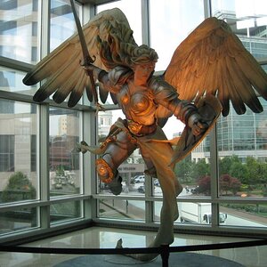 Serra Angel Giant Statue