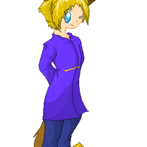A large sprite of my character, Yasu. He's to be used for a manga on my deviantart... don't steal, please.