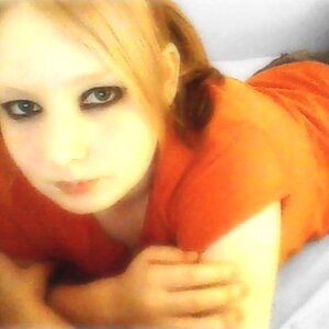 lying down orange color shot