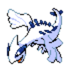 This is the Gold Lugia redone with HG/SS Lugia colours, this is one of my favourites. It didn't take too long but some parts were hard to get right.