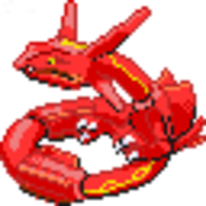 A recoloured Rayquaza. Not too good. My early Work.