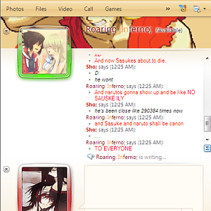 lulz.

The truth - he speaks it.

(I'm Sho, and Roaring Inferno DOES have a PC account, but is never on.  :p )