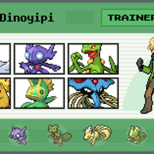 My current team.  Will be edited as I capture/evolve/switch Pokémon.