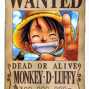 Wanted MonkeyD. Luffy