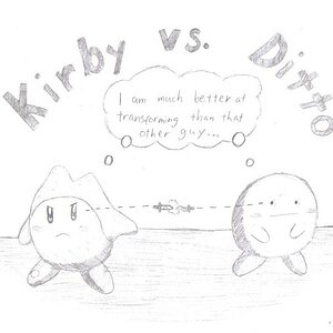 Kirby vs. Ditto

They both transform, which is better?