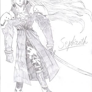 Sephiroth

Good drawing, only two years old.