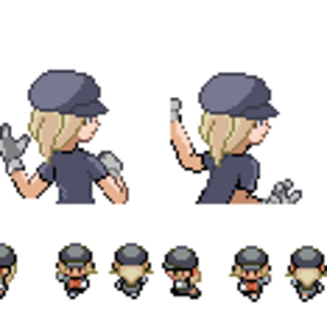 Main character for my team rocket hack and cameos for my other future hacks. WIP