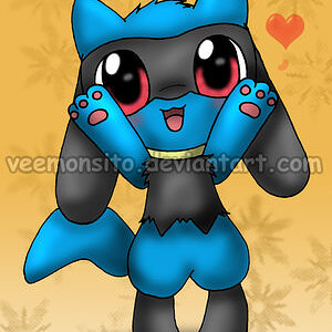 Chibi Riolu by Veemonsito