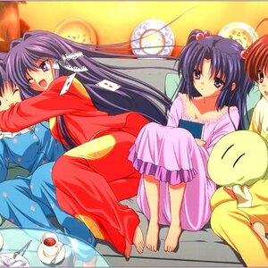 Ryou, Kyou, Kotomi, and Nagisa