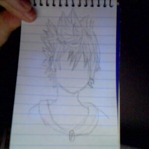 I DREW A ROKU. 8D He has no facial features though, because I suck at those. o:

And y'know what? That stuff they tell you about not erasing your line