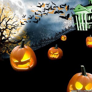 spooky halloween wallpaper