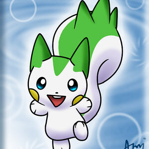 Lio the Green Pachirisu by Aminako