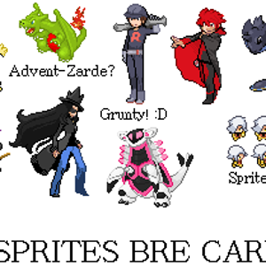 A wad of sprites.