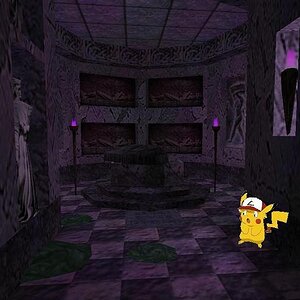 I wonder what Ashachu would think if he really was stuck in a mausoleum.