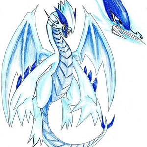 Blue Eyes White Dragon Lugia by sli