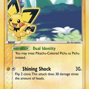 pikachu colored pichu