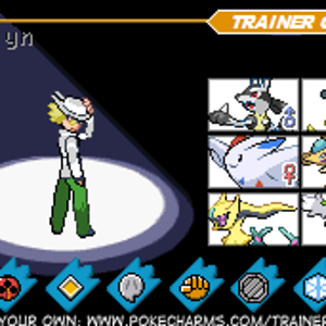 Justyn's trainer card