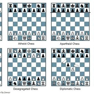 Chess - all the eight shiny versions of it!
