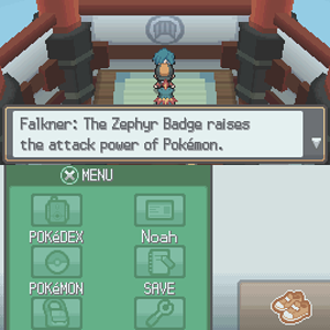 First Gym Badge.