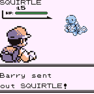 Pokemon Blue Rival Battle.