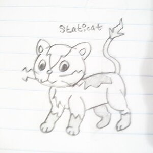 Pokemon Jade
Staticat - Electric
Dex - When in a race, these little guys can use a bolt of Electricity stored in it's feet to get an extra boost.