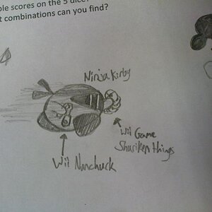 Ninja Kirby. Maths is fun.