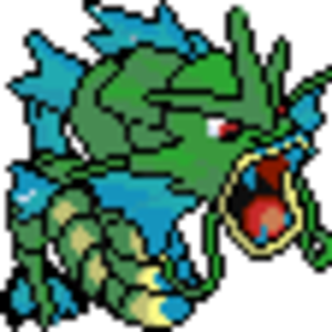 gyaradosredblue pixel art 2